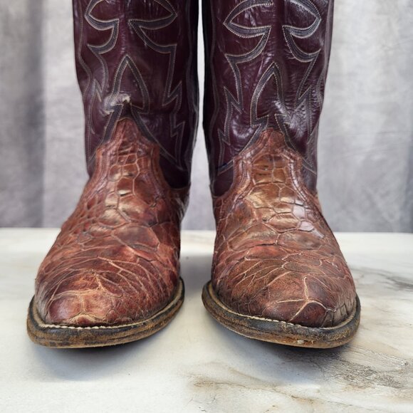 Unbranded Distressed Alligator Boots Needing to be rebuilt or repaired - Picture 4 of 17